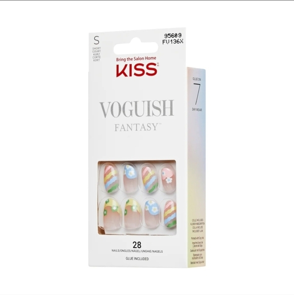 Kiss Other - KISS Voguish Fantasy Press On Glue Nails In Cool Kid•28 Nails 💅🏻